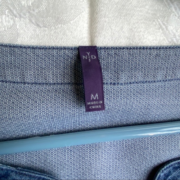 NEW NYDJ Floral Denim Tunic - Picture 3 of 4